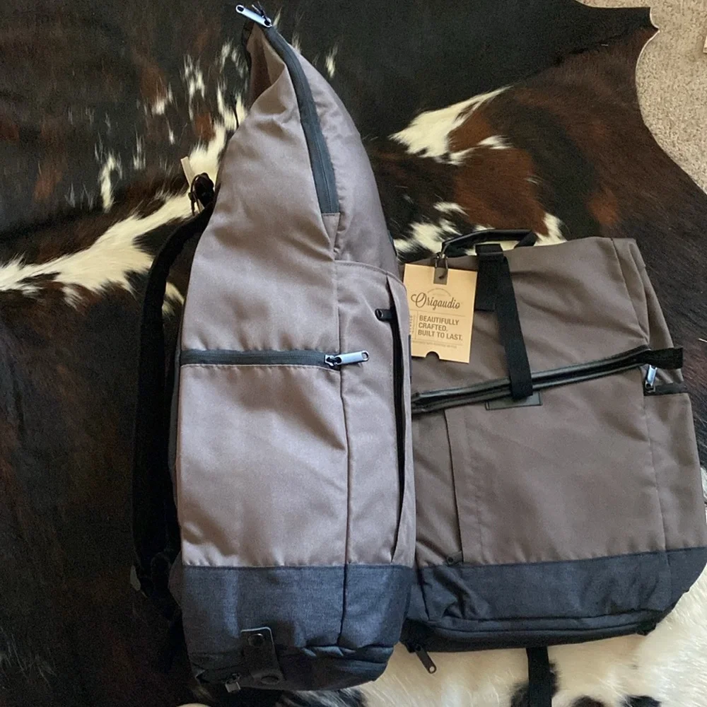 ORIGAUDIO Lightweight, XL Capacity, roll top backpack
